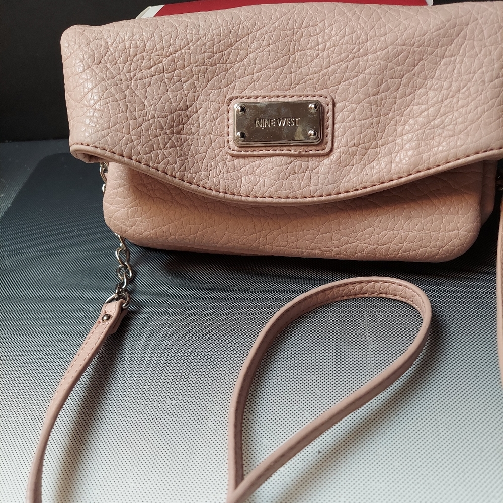 EMILY IN PARIS sexy light pink French  crossbody bag  for Spring 11 in x 8 x 2.5